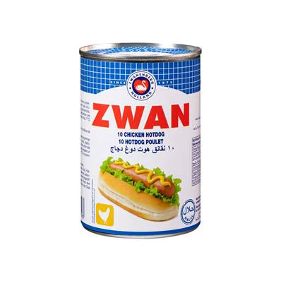 Saucisses hot dog ZWAN Poulet 400 g halal