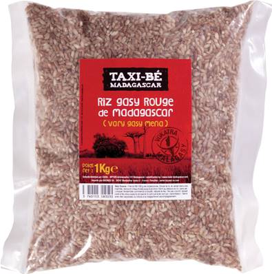 Riz gasy rouge (vary gasy mena) TAXI-BE 1 kg sac