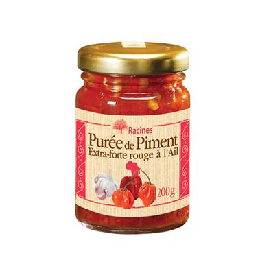 Purée de piment rouge à l'ail RACINES 200 g