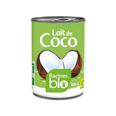 Lait de coco RACINES BIO 400 ml 