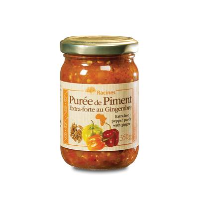 Purée de piment extra-forte RACINES au gingembre 350 g