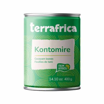 Kontomire - Feuilles de taro TERRAFRICA 400 g