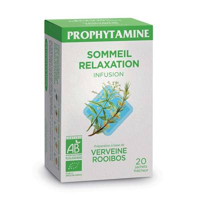 Infusion PROPHYTAMINE Sommeil Relaxation BIO 20 sachets x 2 g